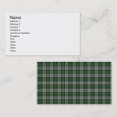 Cape Breton tartan ruit Visitekaartje (Voorkant / Achterkant)