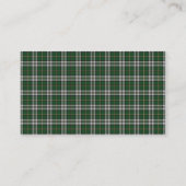 Cape Breton tartan ruit Visitekaartje (Achterkant)