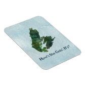 Cape Breton - Vlak Wenskaart Magneet (Rechterzijde)