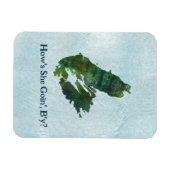 Cape Breton - Vlak Wenskaart Magneet (Horizontaal)