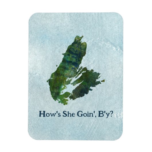 Cape Breton - Vlak Wenskaart Magneet (Verticaal)