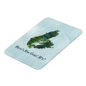 Cape Breton - Vlak Wenskaart Magneet (Linkerzijde)