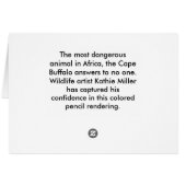 Cape Buffalo (Achterkant Horizontaal)