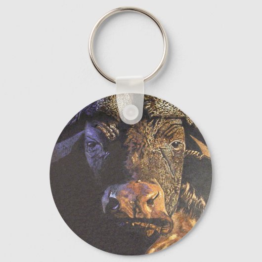 Cape Buffalo Sleutelhanger (Voorkant)