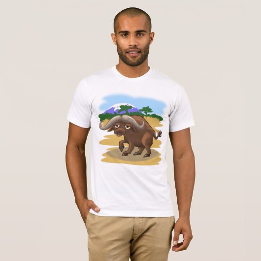 Cape Buffalo T-shirt (Voorkant volledig)