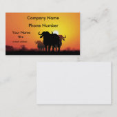 Cape Buffalo Visitekaartje (Voorkant / Achterkant)