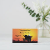 Cape Buffalo Visitekaartje (Staand voorkant)