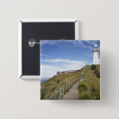 Cape Byron Lighthouse, Cape Byron (Australië's 2 Vierkante Button 5,1 Cm (Voorkant /achterkant)