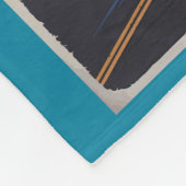 Cape Canaveral Florida Illustratie Reiskunst Fleece Deken (Hoek)