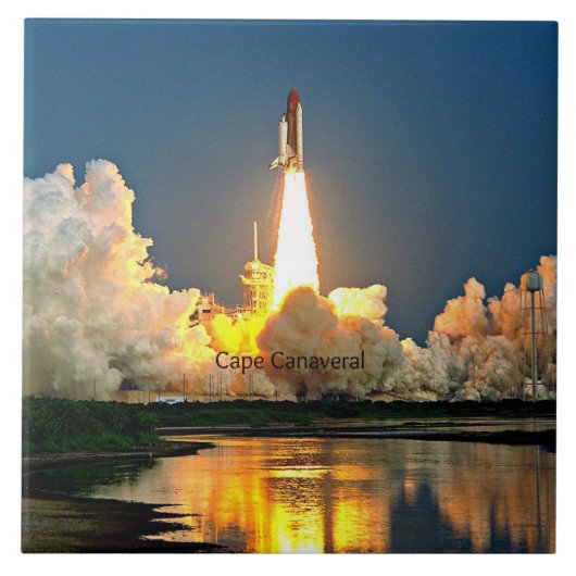 Cape Canaveral lanceerplatform  Tegeltje (Voorkant)