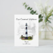 CAPE CANAVERAL LIGHTHOUSE BRIEFKAART (Staand voorkant)