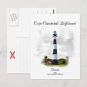 CAPE CANAVERAL LIGHTHOUSE BRIEFKAART (Voorkant / Achterkant)