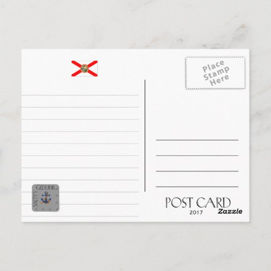 CAPE CANAVERAL LIGHTHOUSE BRIEFKAART (Achterkant)