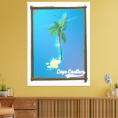 Cape Caulker Reisgids Canvas Afdruk (Insitu (Woonkamer))