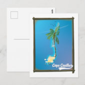 Cape Caulker Reiskaart Briefkaart (Voorkant / Achterkant)