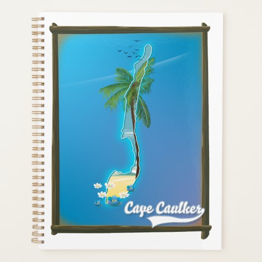 Cape Caulker Reiskaart Planner (Voorkant)