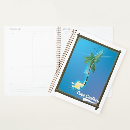 Cape Caulker Reisplattegrond Planner (Display)