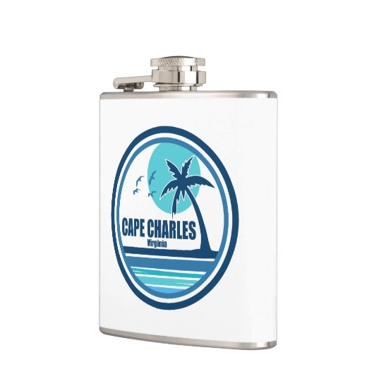 Cape Charles Beach Virginia Palmbomen Heupfles (Links)