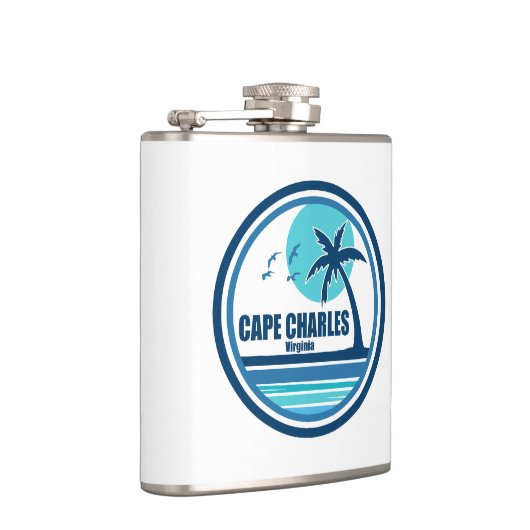 Cape Charles Beach Virginia Palmbomen Heupfles (Rechts)