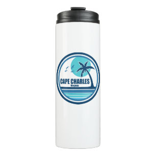 Cape Charles Beach Virginia Palmbomen Thermosbeker