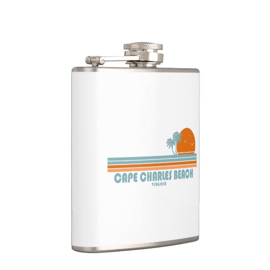 Cape Charles Beach Virginia Sun Palm Trees Heupfles (Rechts)