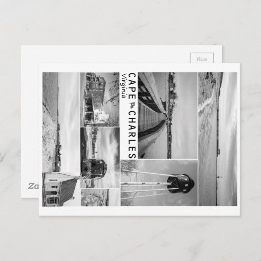 Cape Charles. Briefkaart (Voorkant / Achterkant)