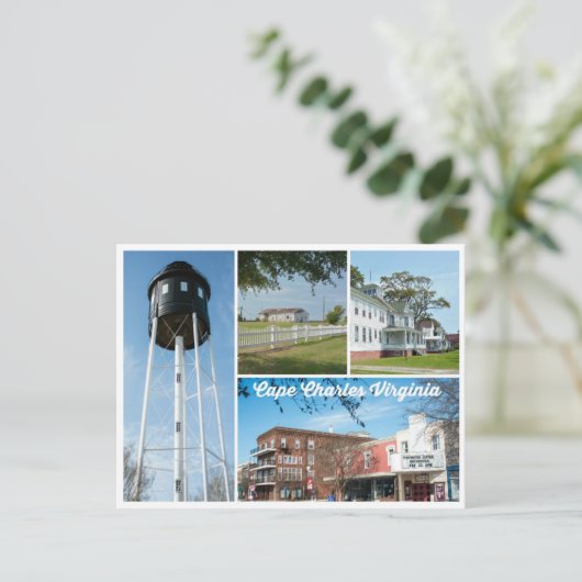 Cape Charles. Briefkaart (Staand voorkant)