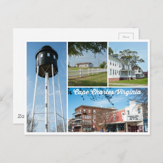 Cape Charles. Briefkaart (Voorkant / Achterkant)