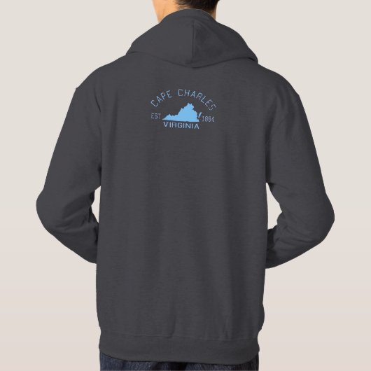 Cape Charles. Hoodie (Achterkant)