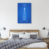 Cape Charles Lighthouse - Virginia - AD Canvas Afdruk (Insitu (Slaapkamer))
