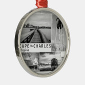 Cape Charles. Metalen Ornament (Rechts)