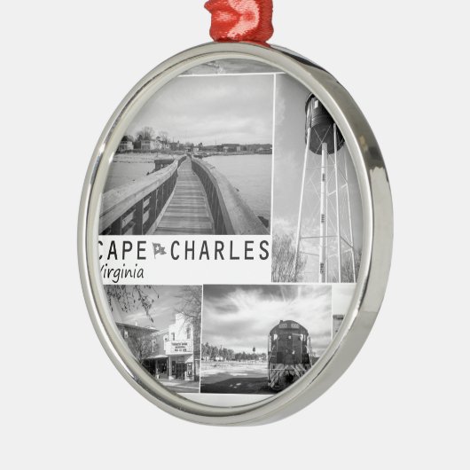 Cape Charles. Metalen Ornament (Links)