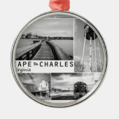 Cape Charles. Metalen Ornament (Voorkant)