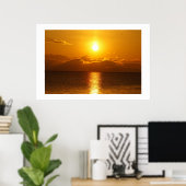 Cape Charles Sunset Poster (Thuiskantoor)