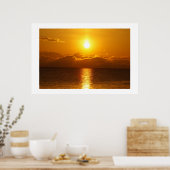 Cape Charles Sunset Poster (Keuken)