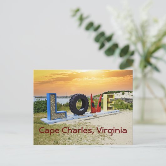 Cape Charles Virginia Briefkaart (Staand voorkant)