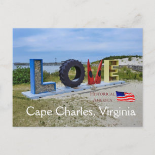 Cape Charles Virginia - Historisch Amerika Briefkaart