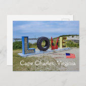 Cape Charles Virginia - Historisch Amerika Briefkaart (Voorkant / Achterkant)