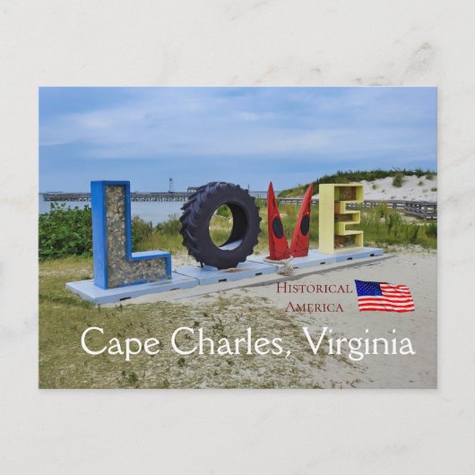 Cape Charles Virginia - Historisch Amerika Briefkaart (Voorkant)