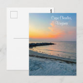 Cape Charles Virginia Sunset Briefkaart (Voorkant / Achterkant)