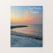 Cape Charles Virginia Sunset Jigzaag Puzzle Legpuzzel (Verticaal)