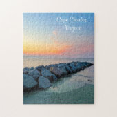 Cape Charles Virginia Sunset Legpuzzel (Verticaal)