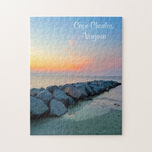 Cape Charles Virginia Sunset Legpuzzel (Verticaal)