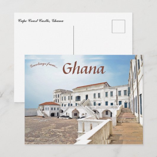 Cape Coast Castle Ghana Briefkaart (Voorkant / Achterkant)