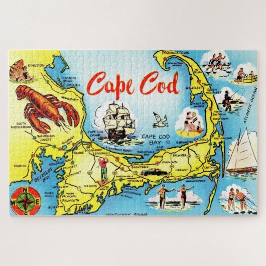 Cape Cod 20x30 puzzel Legpuzzel (Horizontaal)