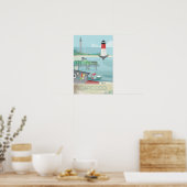 Cape Cod-afdruk Poster (Keuken)