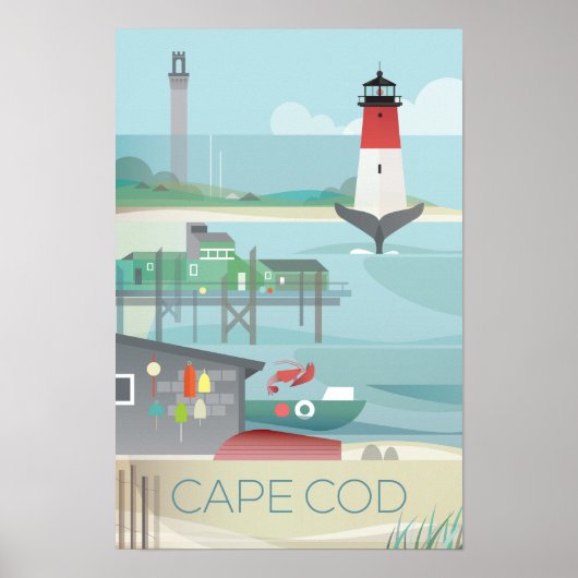 Cape Cod-afdruk Poster (Voorkant)