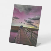 Cape Cod Aurora Borealis Reclamebord Met Voetstuk (Voorkant)