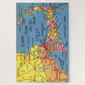 Cape Cod Auto Kaart 20x30 Legpuzzel (Verticaal)