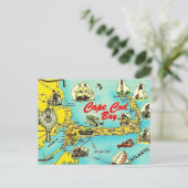 Cape Cod Bay-ansichtkaart Briefkaart (Staand voorkant)